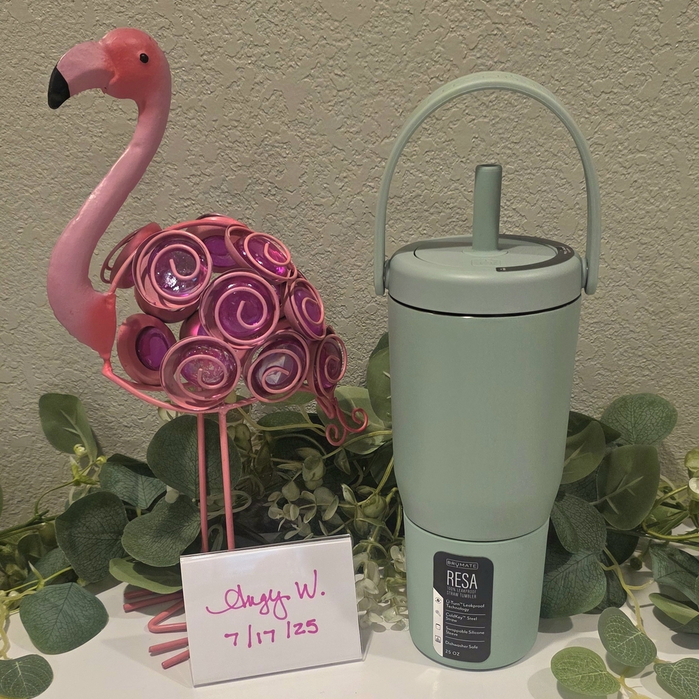 Brumate Resa 25oz Sage Green Insulated Straw Tumbler